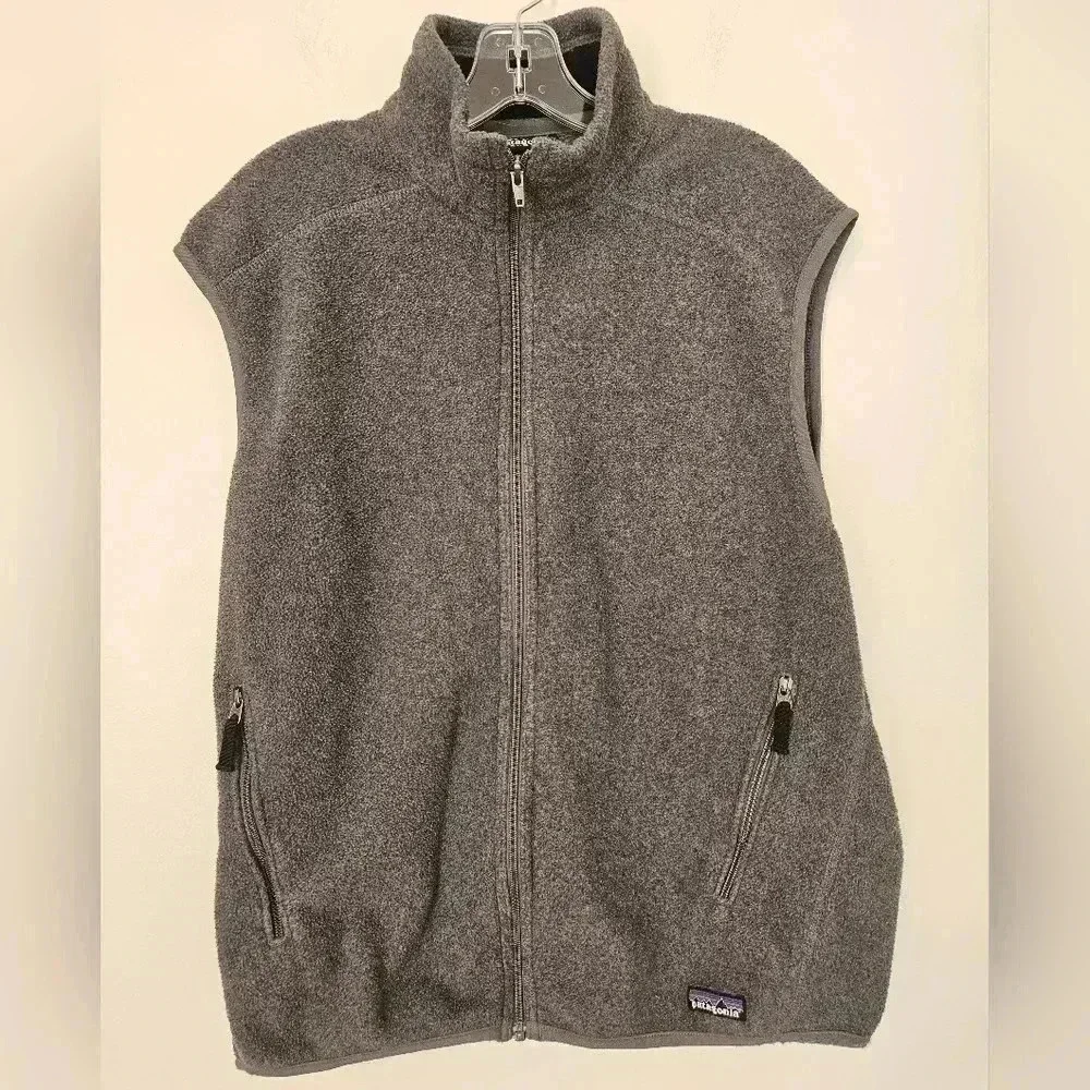 Patagonia Synchilla Full Zip Vest Size Large EUC